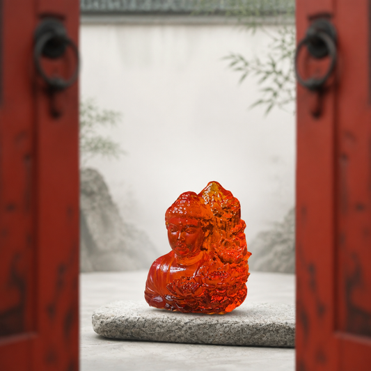 Buddha by Temple~ 3 1/2”H x 3”W ~ $20.00