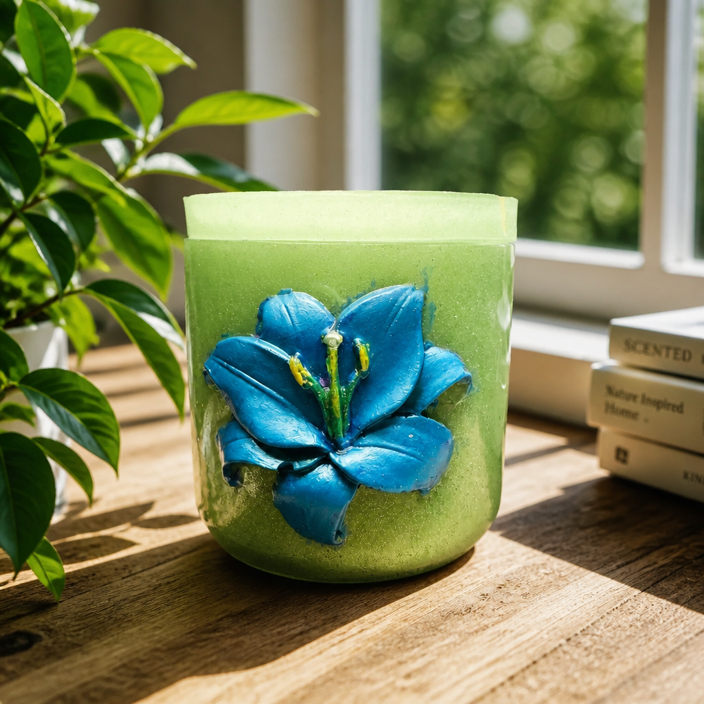 Lily Jar With Lid ~ 3”H x 3”W ~ $28.00 Each