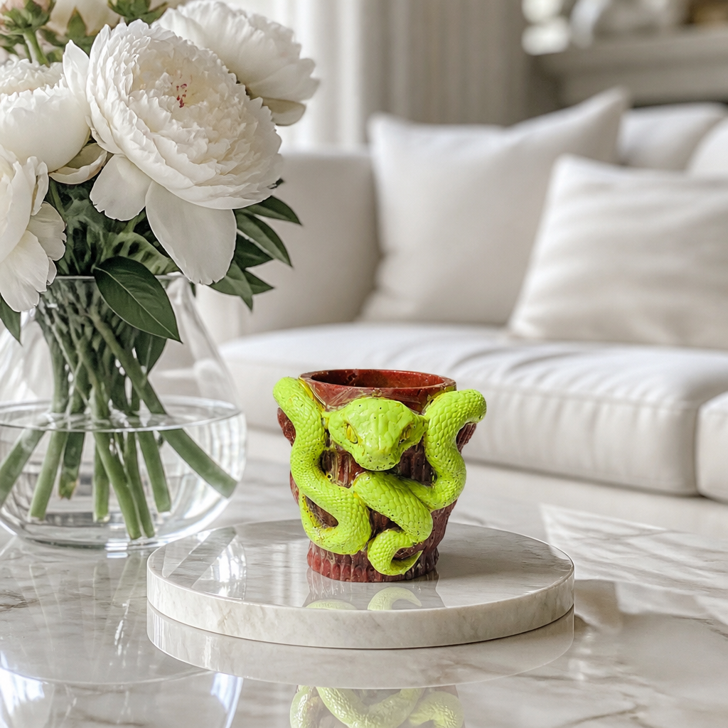Viper Vase ~ 4”H x 4”W 12oz