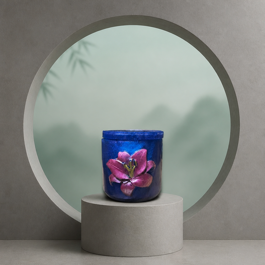 Lily Jar With Lid ~ 3”H x 3”W ~ $28.00 Each
