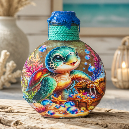 Turtle Time ~ 4 1/2”H x 4”W ~ $32.00 Each