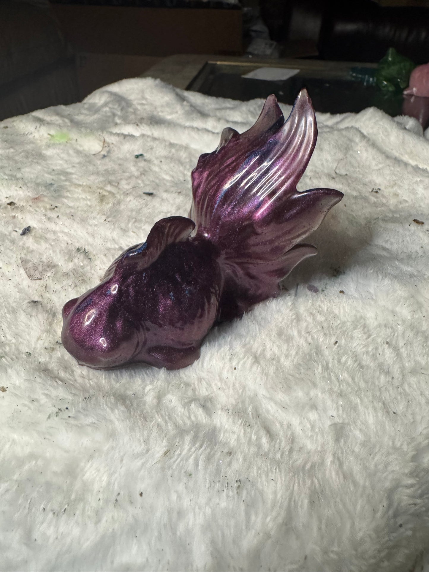 Red Fish, Blue Fish ~ 3”H x 3 1/2”W ~ 2.65 oz