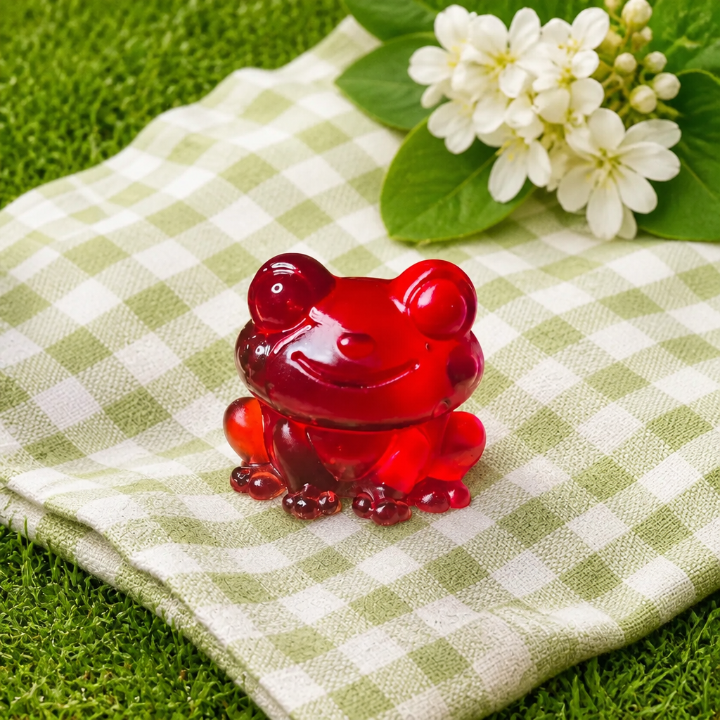 Smiling Frogs ~ 2 1/2”H x 2 1/2”W $15.00