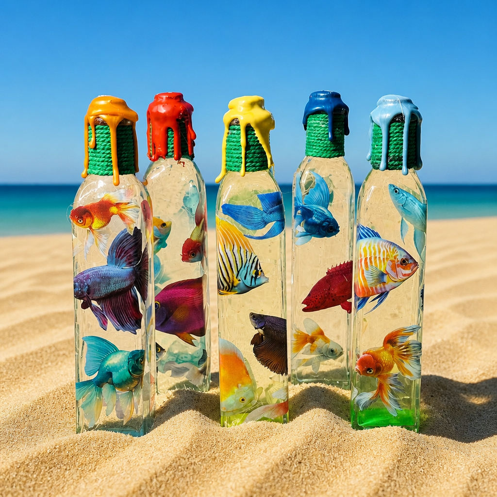 Marine Life ~ 7 1/4”H x 1 1/2”W ~ 12oz