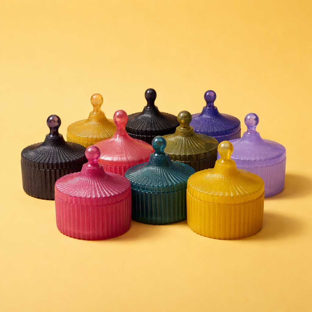 Striped Jars ~ $15 Each       3”H x 3”W