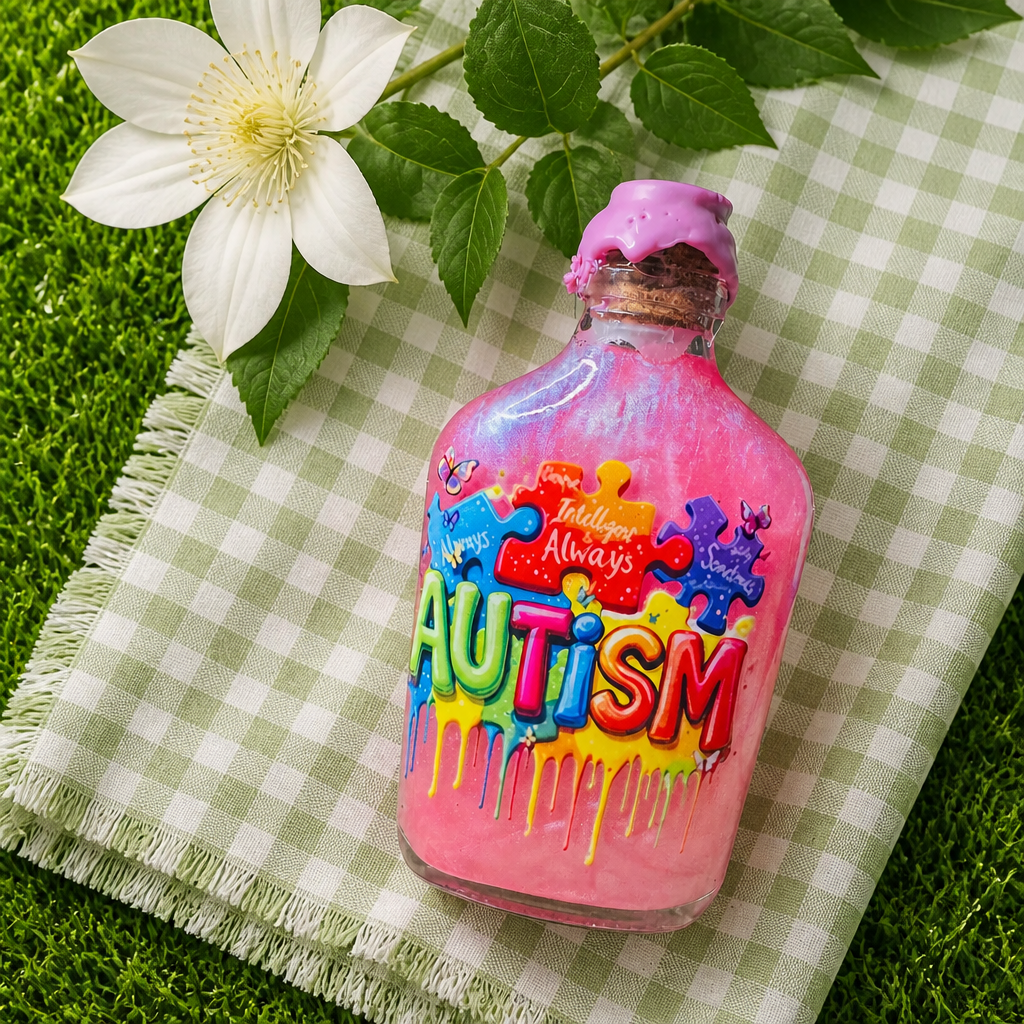 Autism Awareness ~ 6”H x 3”W ~ 15oz