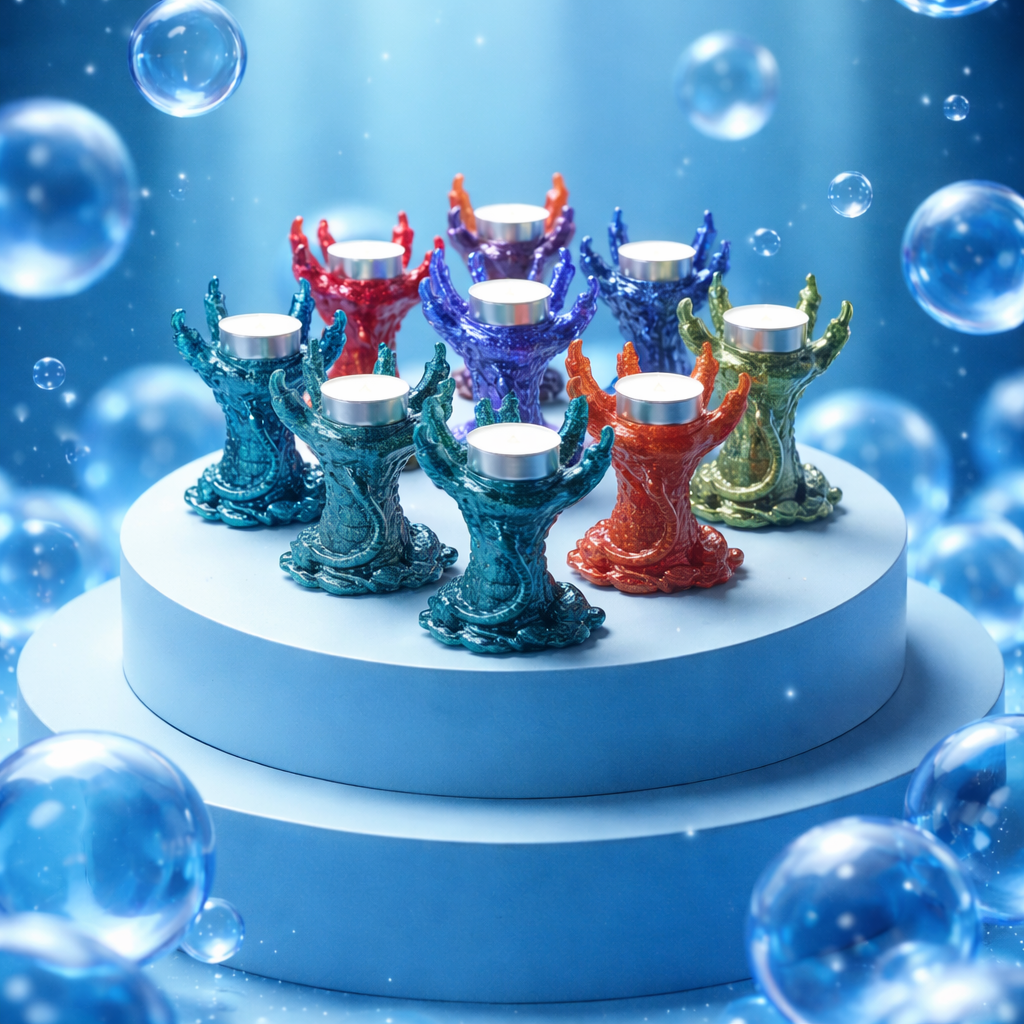 Claw Votive ~ 5”H x 3 3/4”W ~ 6.5 oz