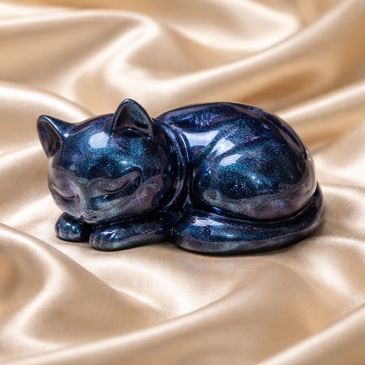 Lying Cat With Open Back
