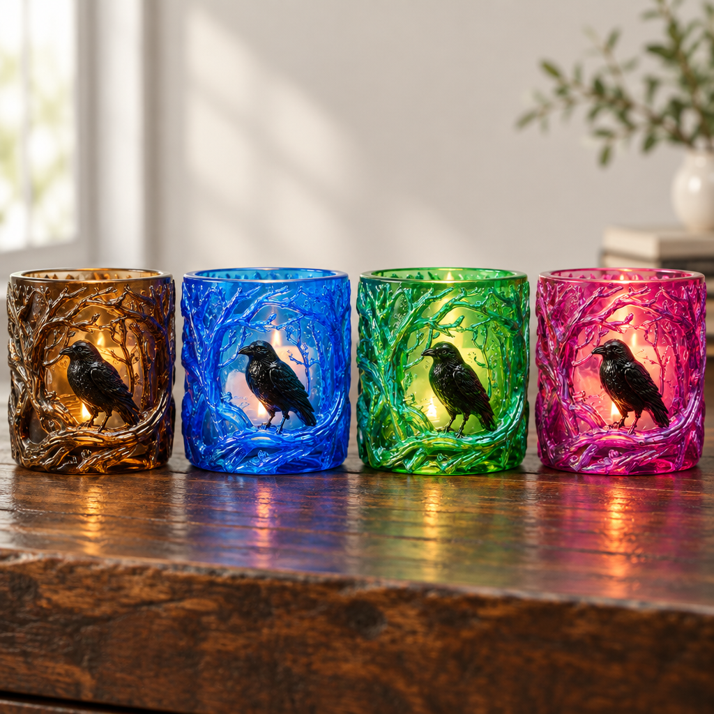The Raven ~ 3”H x 3”W~ $23.00 Each