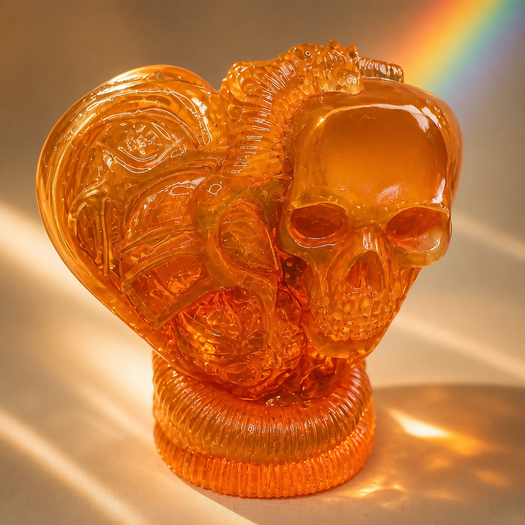 Heart & Skulls ~                3”H x 3”W ~ $18.00