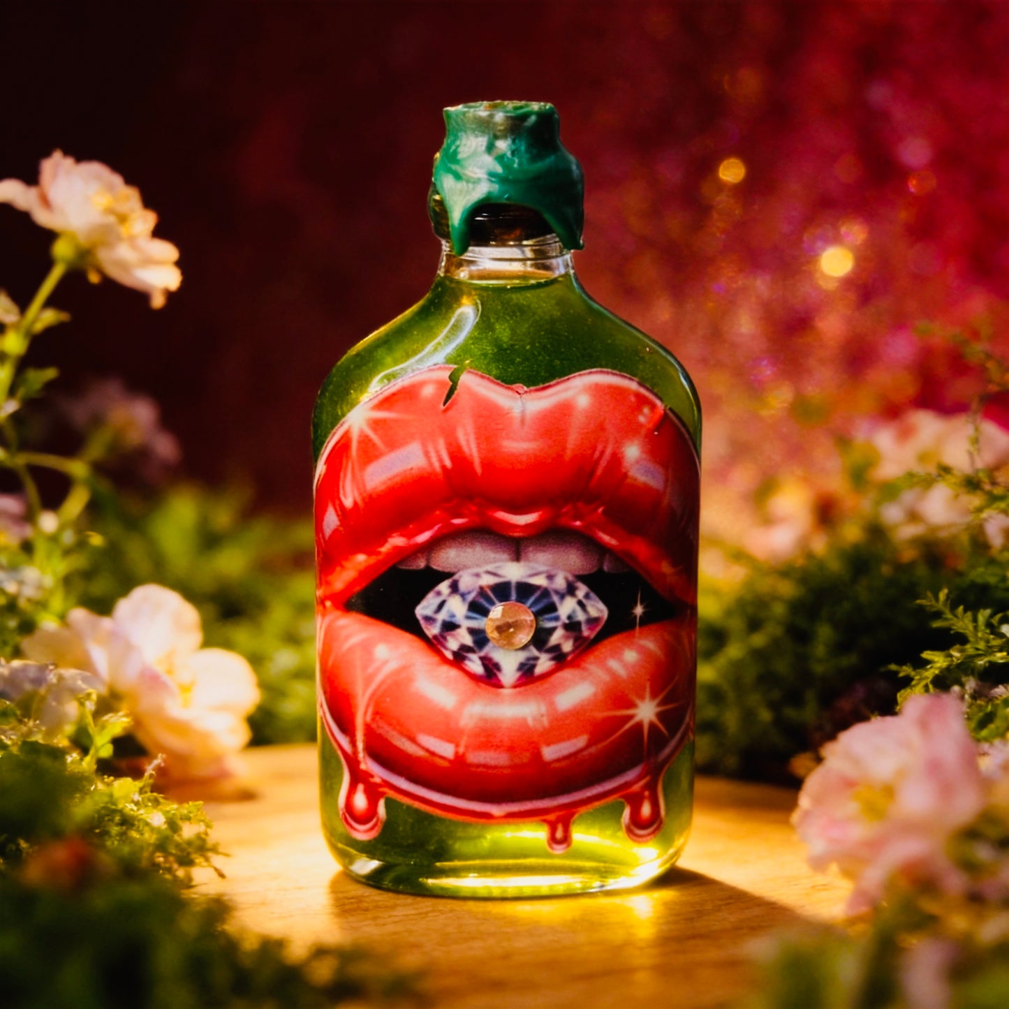 Your Kiss Is On My Lips   6”H x 3”W ~ 13.1oz