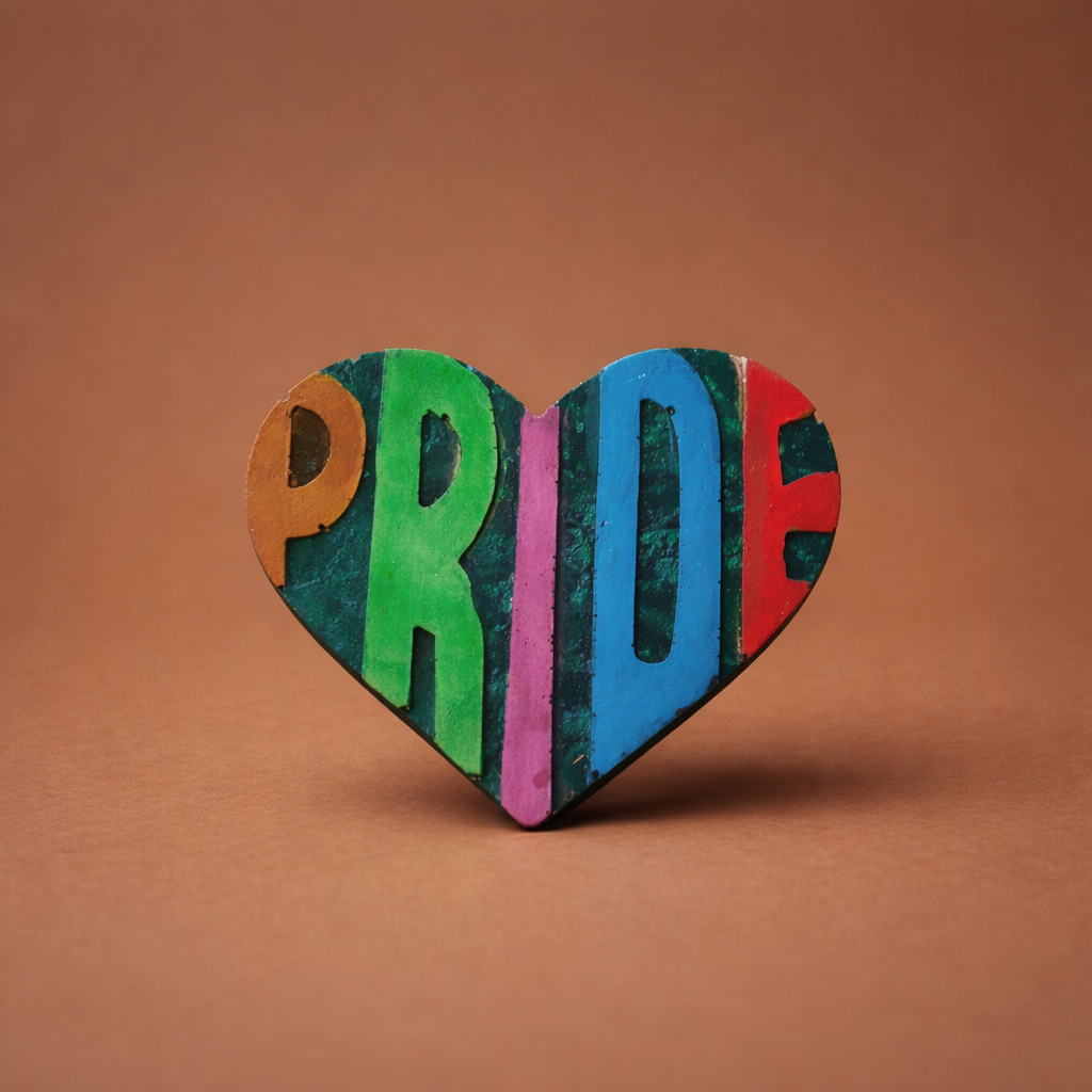Pride In The Name Of Love ~ $23 Each                     3 1/4”H x 3 3/4”W