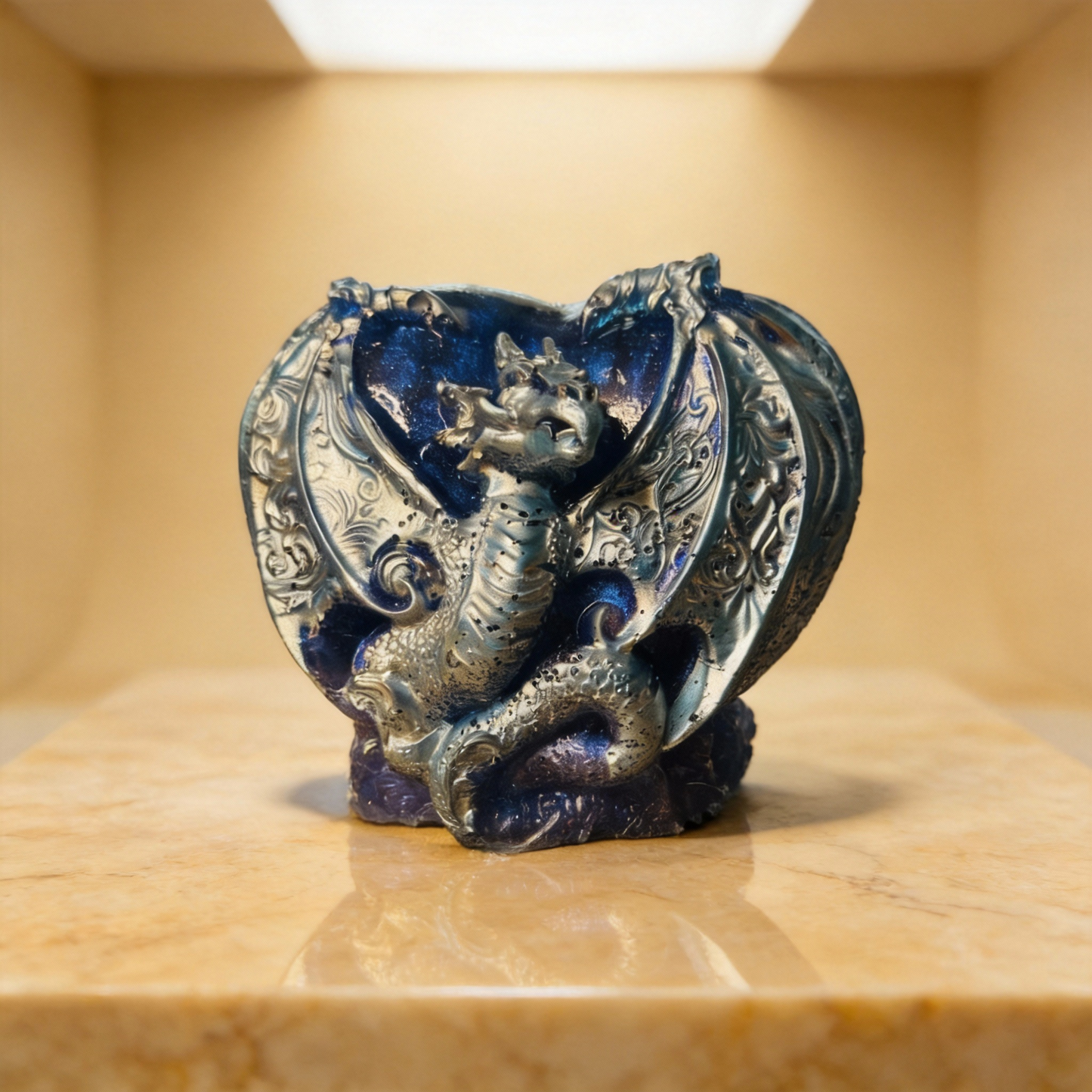 Heart Of A Dragon 3 1/4”H x 3”H ~ 10.2oz