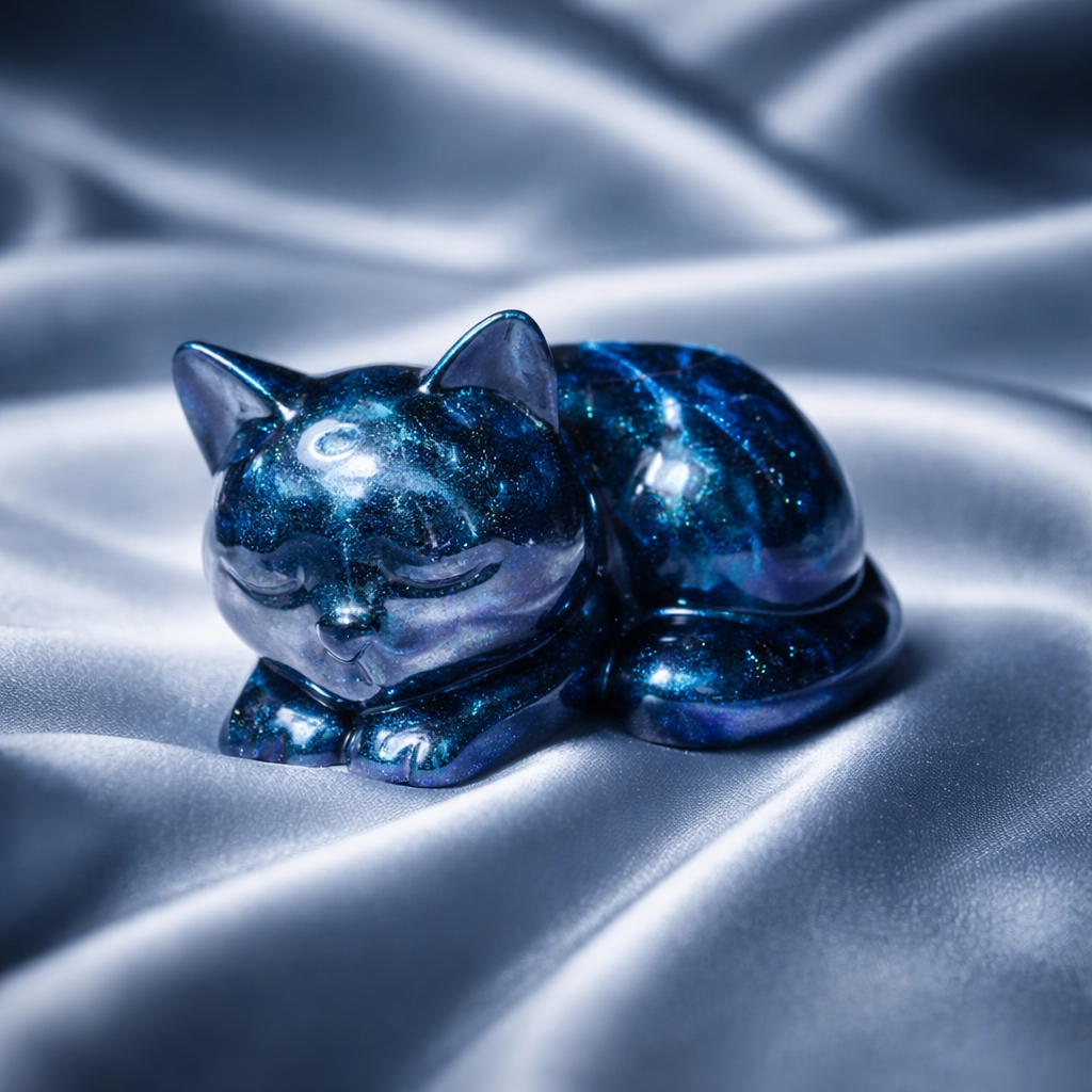 Lying Cat With Open Back