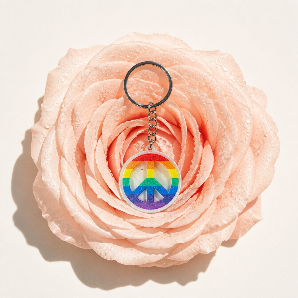 Free Pride key ring with any purchase from the Pride Collections