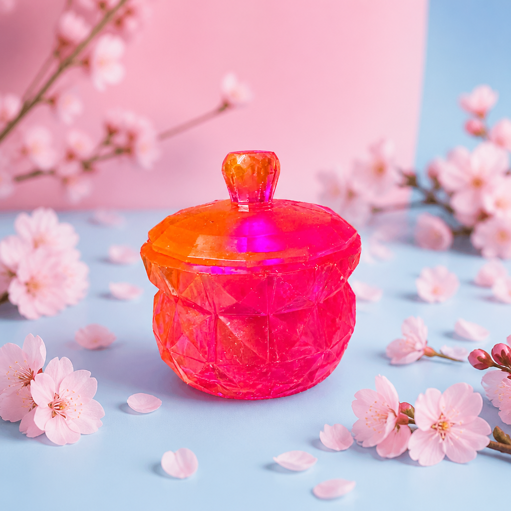 Double Bubble Jar ~ 3 1/2” H x 3 1/2”W   ~ $25.00