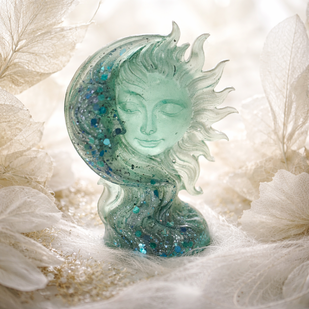 Quarter Moon Half Sun ~ $15 Each                                      4”H x 2 1/2W