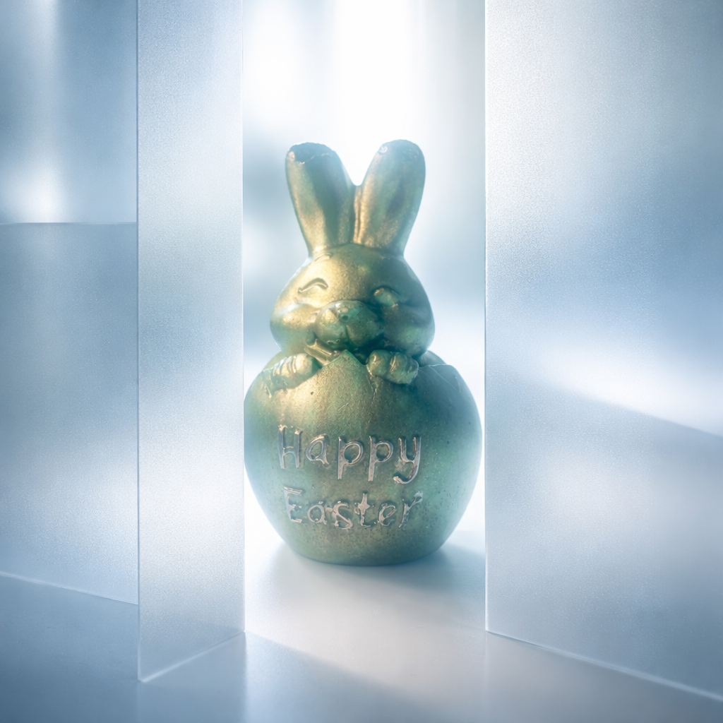 Bunny Popping Out Of A Shell