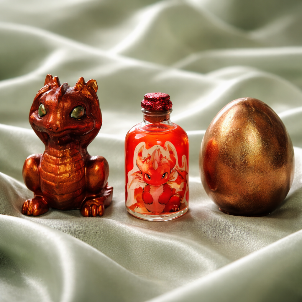 The Dragonborn Comes Potion ~ $15 Each ~ Resin Dragon ~ $15 Each ~ Dragon Egg ~ $20 Each ~ Collectible for Fantasy Fans