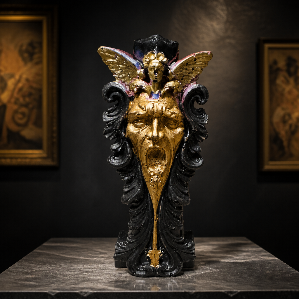 Silent Scream ~               4”H x 1 1/2”W ~ $15.00