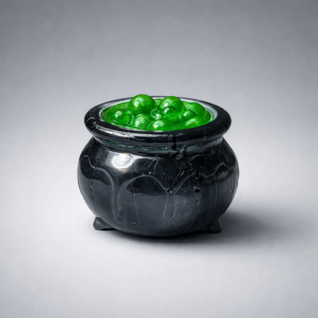 Into The Cauldron ~ $25 Each                                         3 1/2”H x 3 1/4”W  7.4oz.