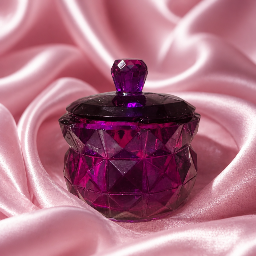 Double Bubble Jar ~ 3 1/2” H x 3 1/2”W   ~ $25.00