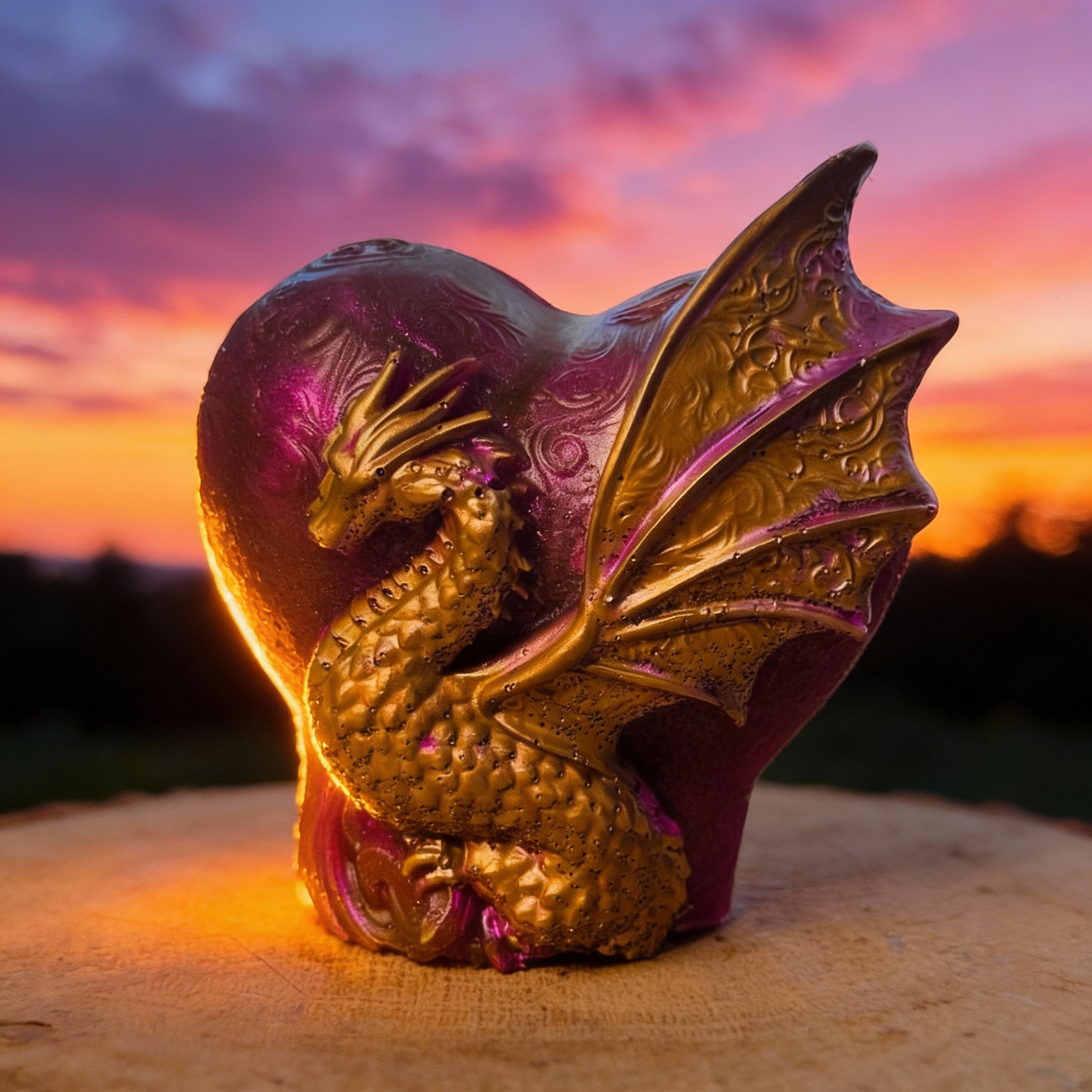 Dragon Love ~ 4”H x 3”W ~ 10.4oz

10.4 oz.