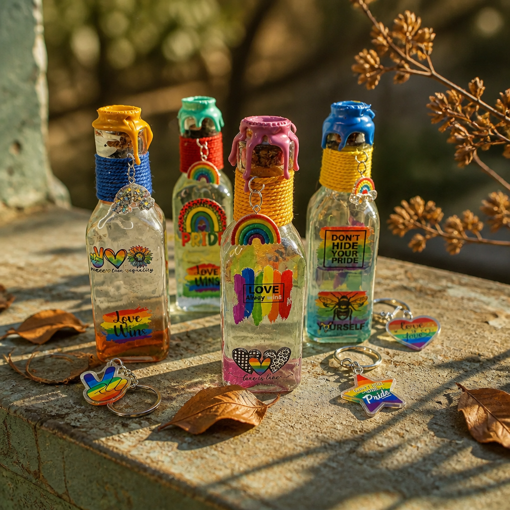 Pride Collection 1  ~ If anyone buys an item from the Pride Collection, you’ll get a free Pride key ring