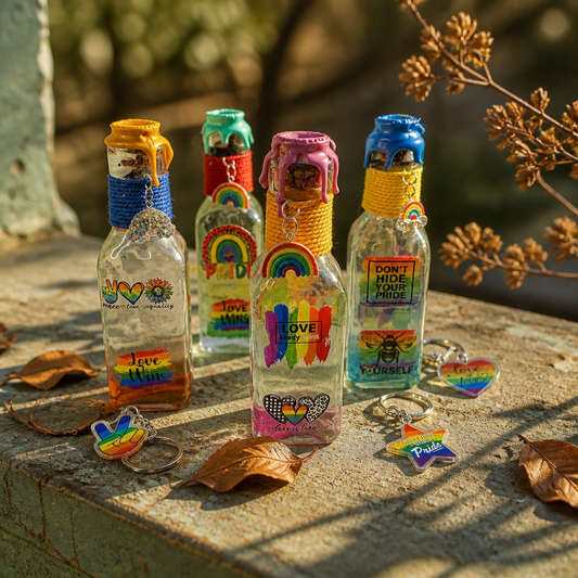 Pride Collection 1  ~ If anyone buys an item from the Pride Collection, you’ll get a free Pride key ring