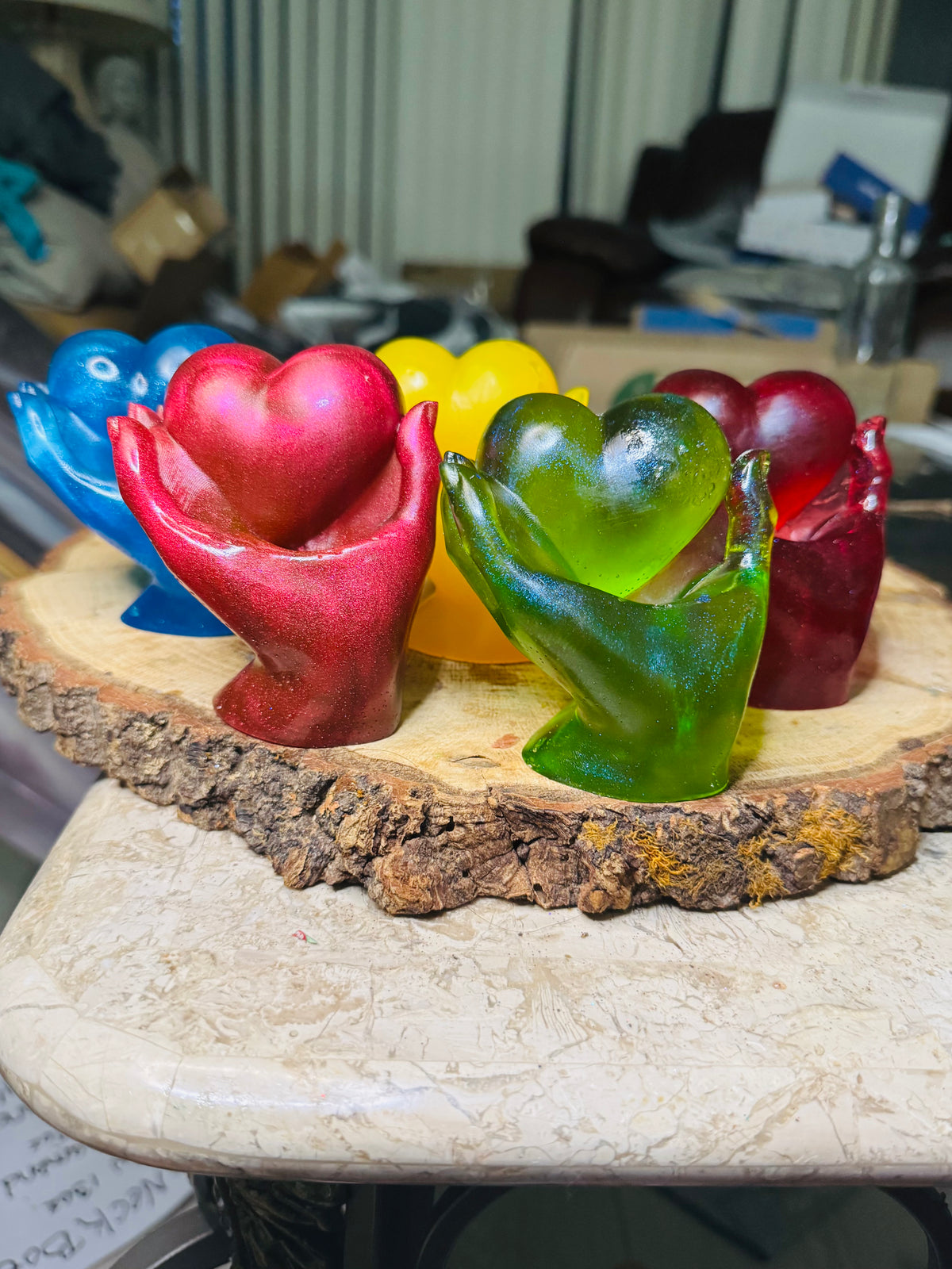 Heart In My Hand ~ 3 1/2”H x 3”W ~ $20.00 Each