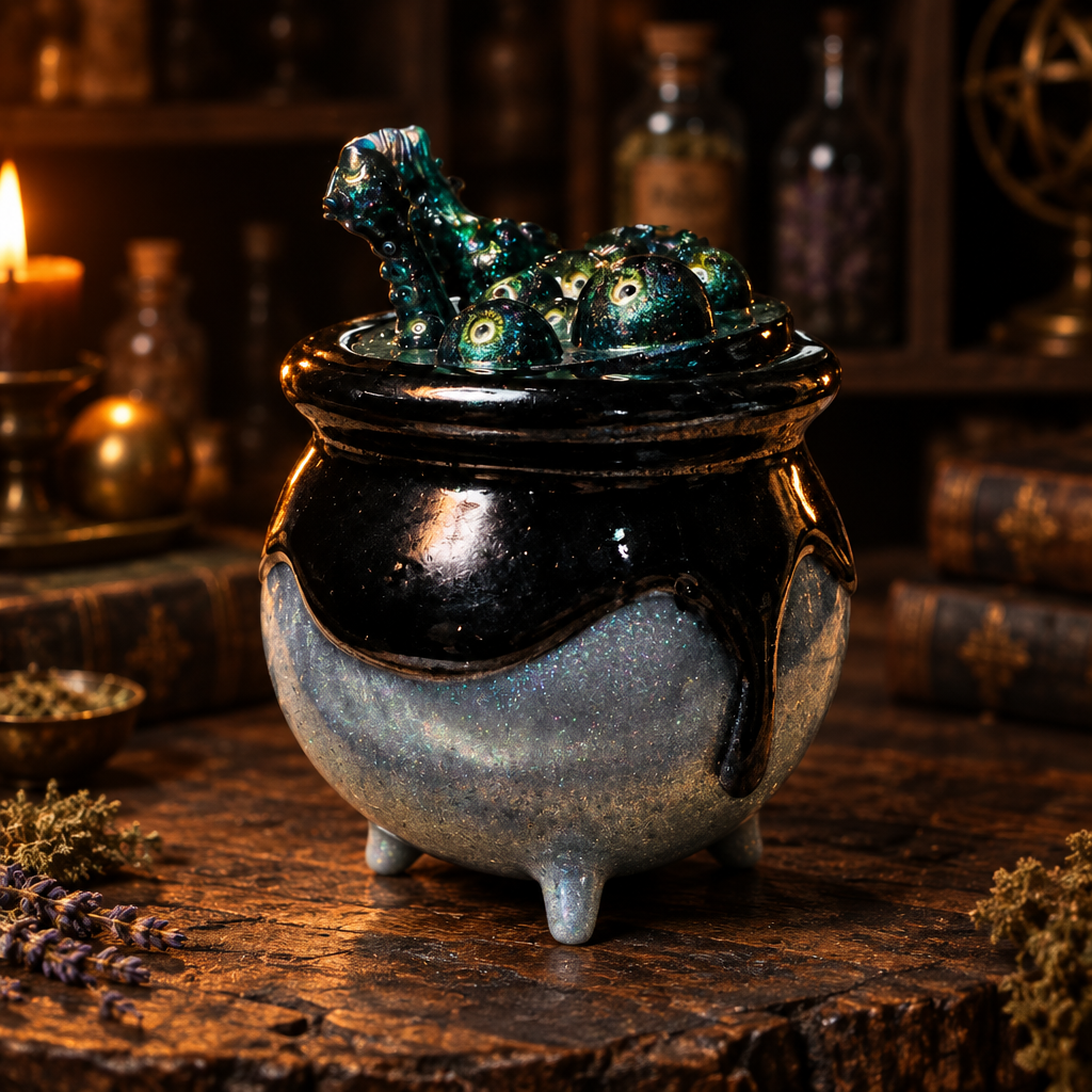 Witches Cauldron ~           3 1/2”H x 3 1/2”W ~ $25.00 Each
