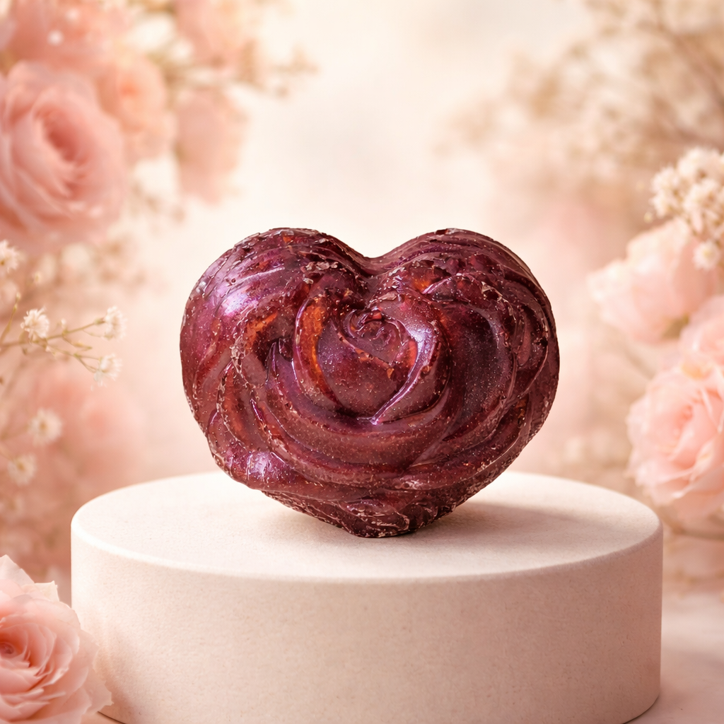 Rose Of My Heart ~ $23 Each                                         3”H x 3”W ~ 6.5 oz.