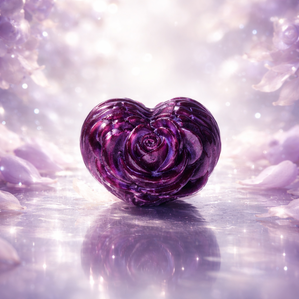 Rose Of My Heart ~ $23 Each                                         3”H x 3”W ~ 6.5 oz.