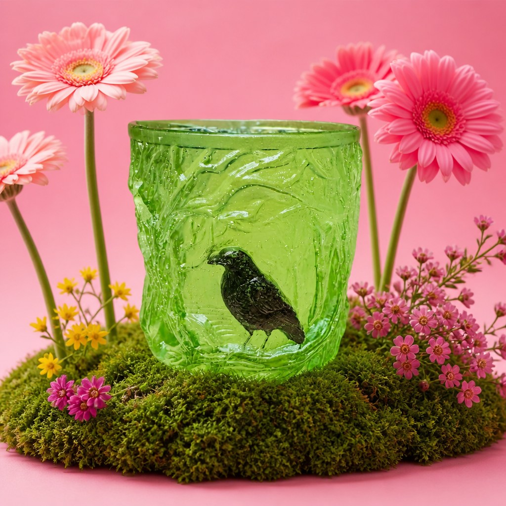 Raven Tumbler ~              3”H x 3”W ~ $18.00 Each