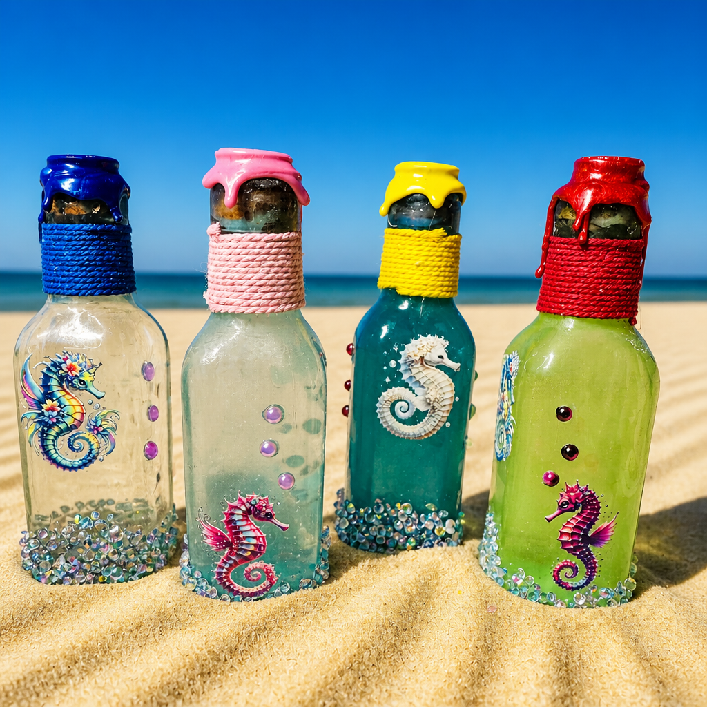 Seahorses in Ocean