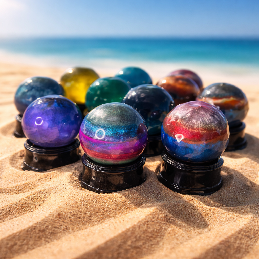 Crystal Ball & Pedestal – $45 Each ~ Collectibles