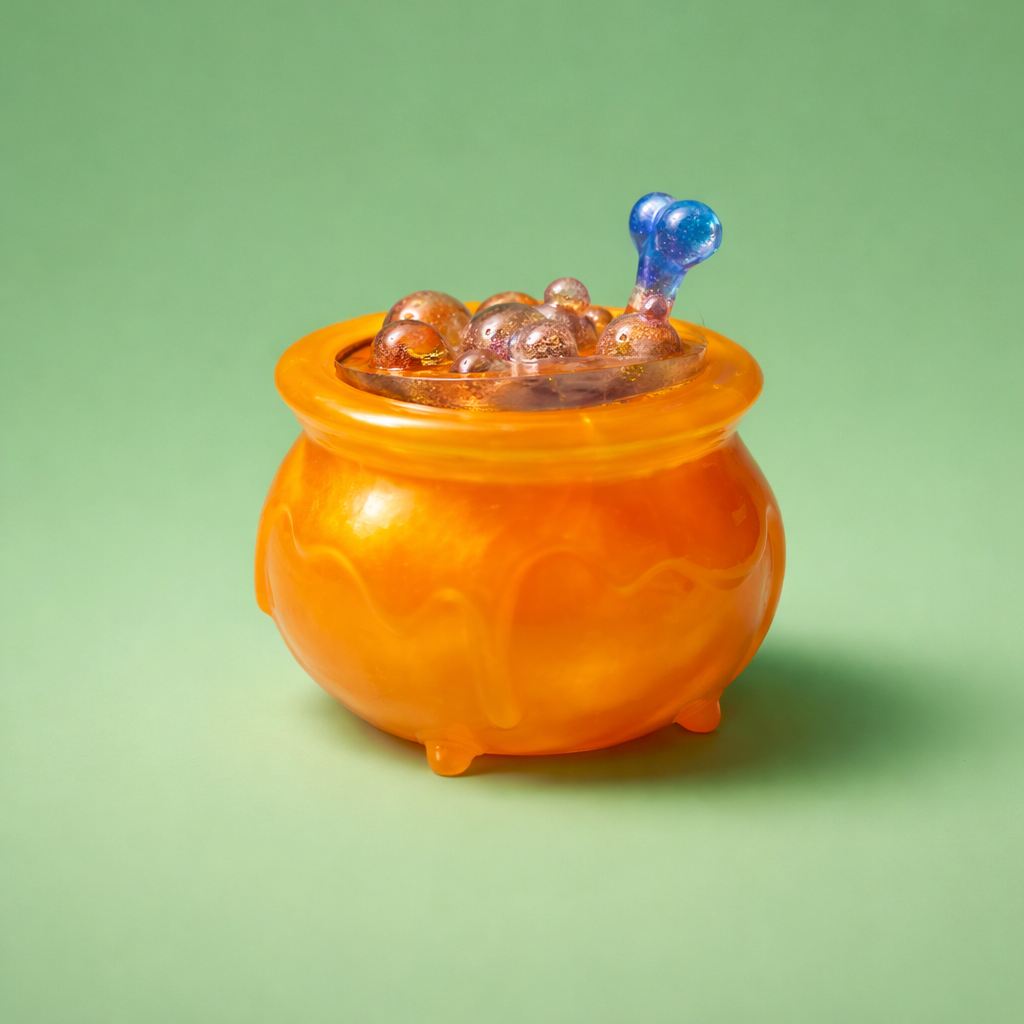 Into The Cauldron ~ $25 Each                                         3 1/2”H x 3 1/4”W  7.4oz.