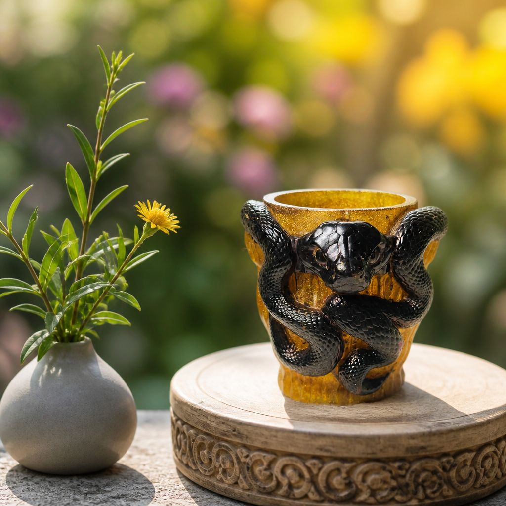 Viper Vase ~ 4”H x 4”W 12oz
