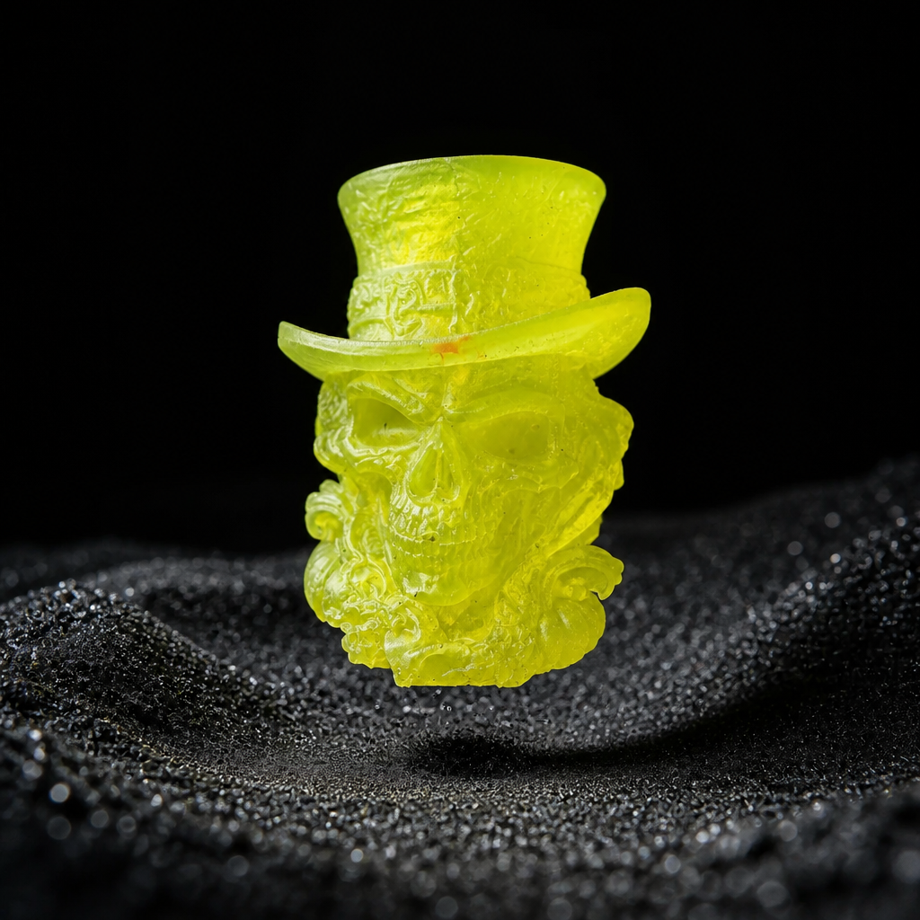 Skulls With Top Hats ~ 3”H x 2 1/2”W   ~ $25.00