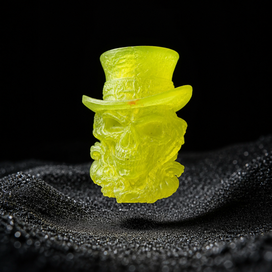 Skulls With Top Hats ~ 3”H x 2 1/2”W   ~ $25.00
