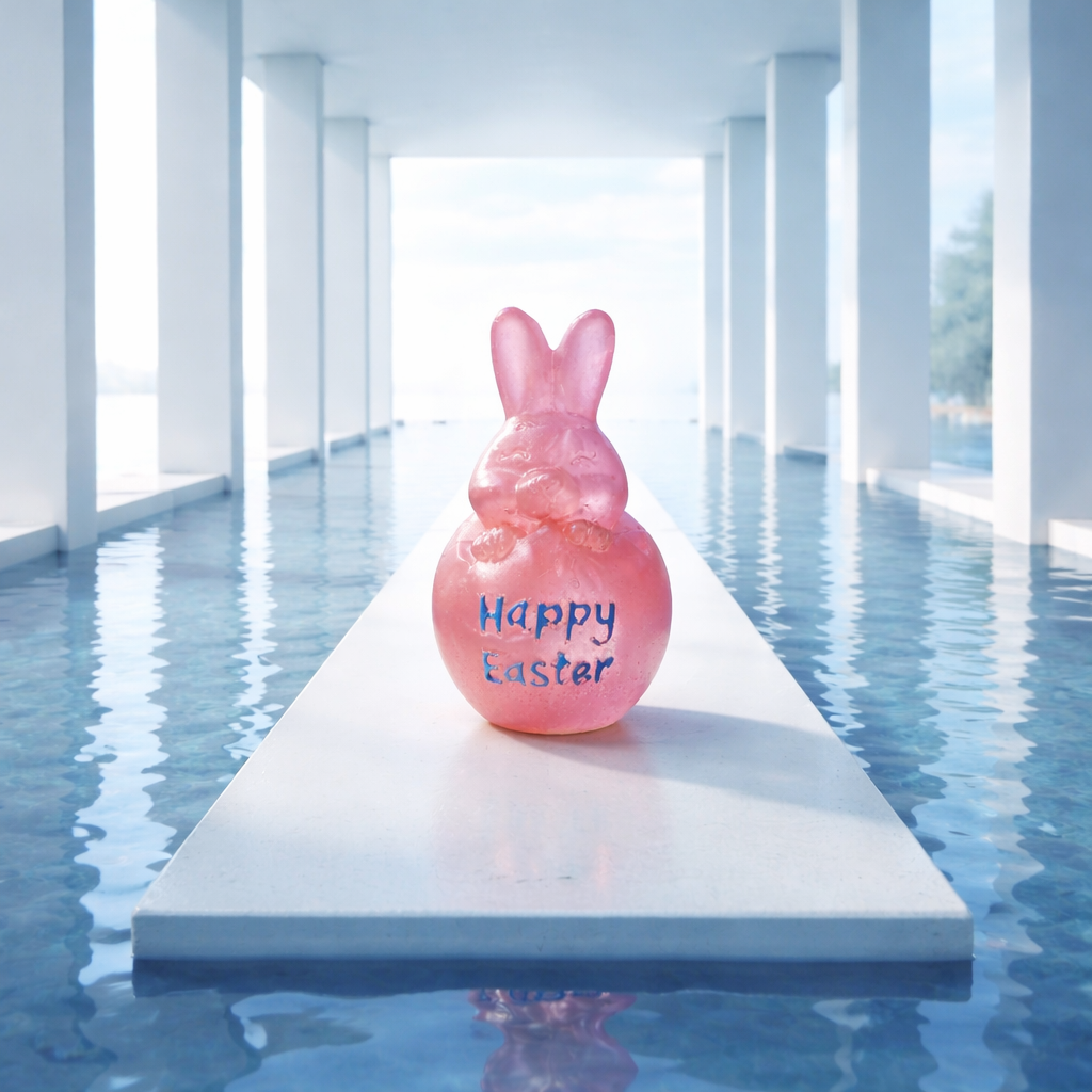 Bunny Popping Out Of A Shell