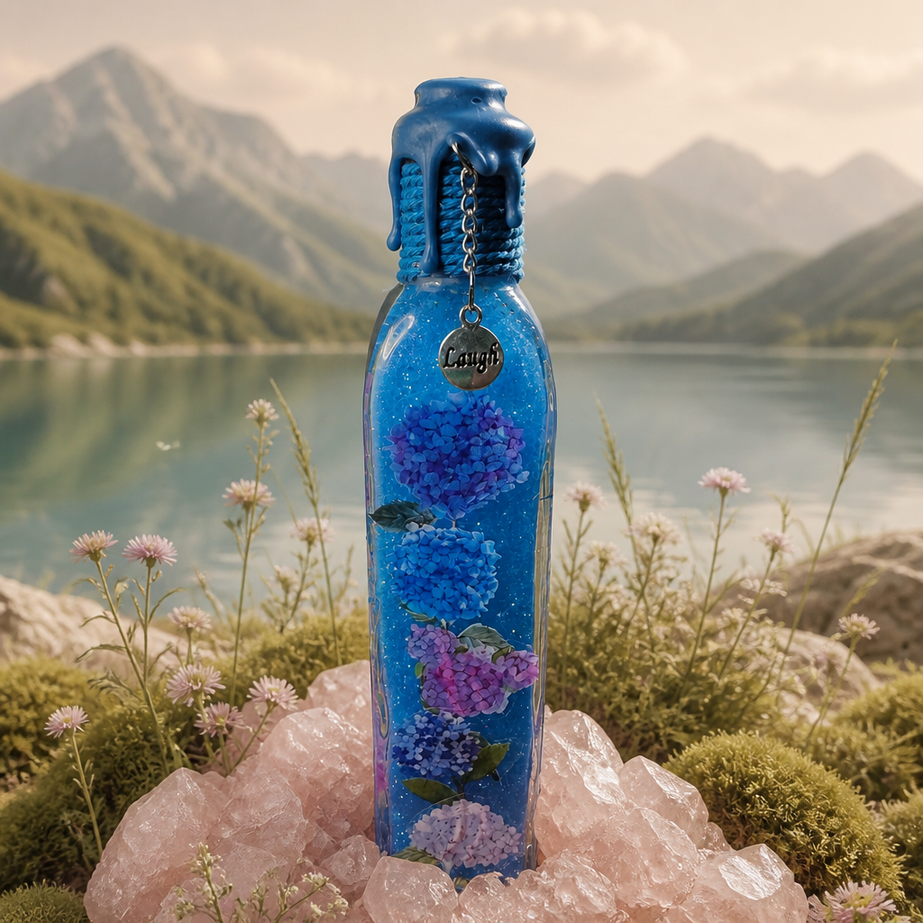 Tall Potion Bottle Bloom ~ 7”H x 1 1/2”W ~ 12oz