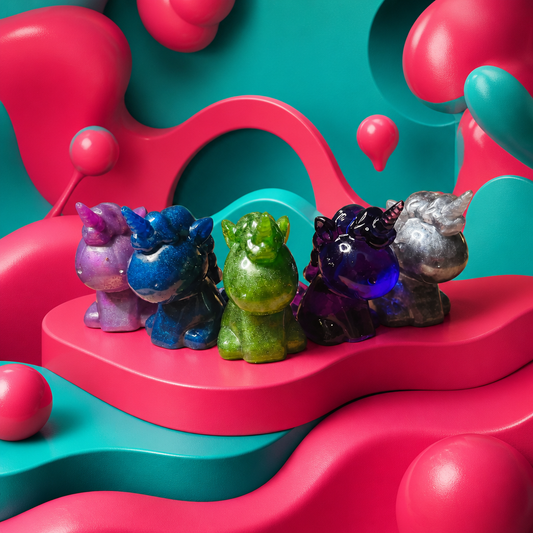 Unicorns 3”H x 2 1/4”W     $10.00
