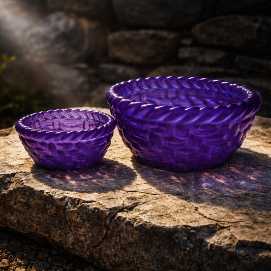 A Tisket, A Tasket, I Have 2 Little Baskets 2”H x 3 1/4”W~ 4.3oz