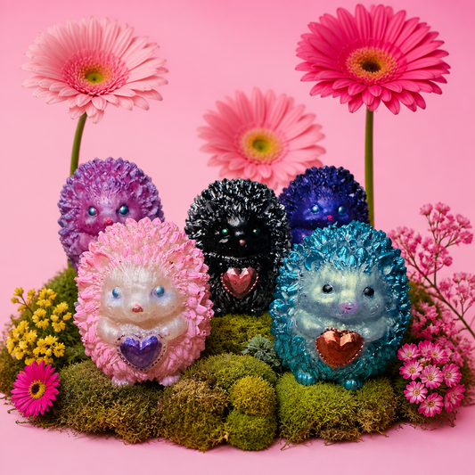 Cute Hedgehogs ~           3 1/2”H x 2 1/2”W ~ $23.00 Each