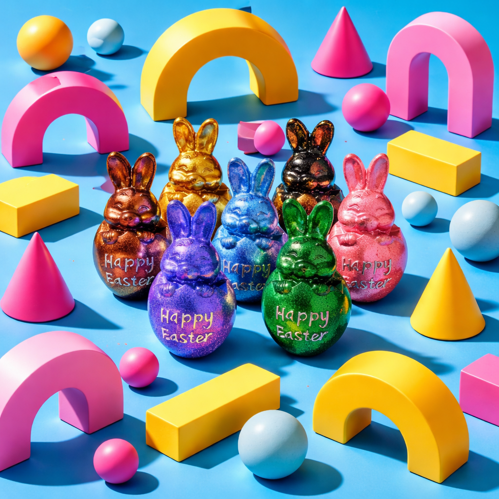 Bunny Popping Out Of A Shell