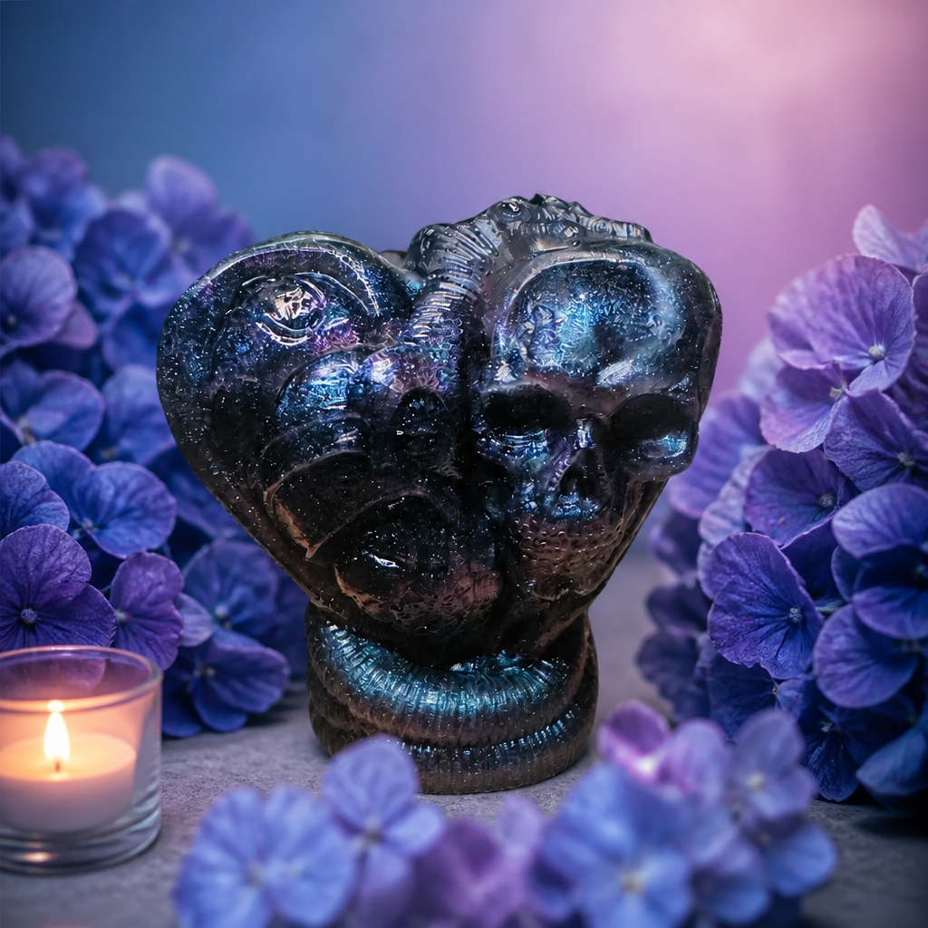 Heart & Skulls ~                3”H x 3”W ~ $18.00