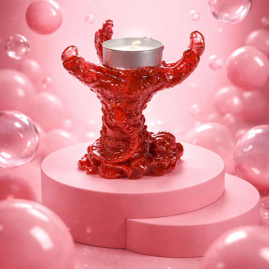 Claw Votive ~ 5”H x 3 3/4”W ~ 6.5 oz