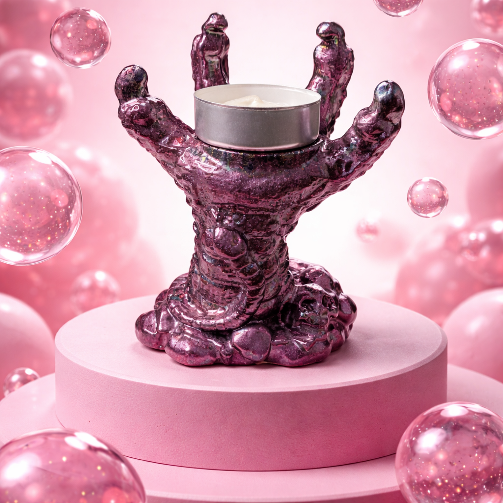 Claw Votive ~ 5”H x 3 3/4”W ~ 6.5 oz