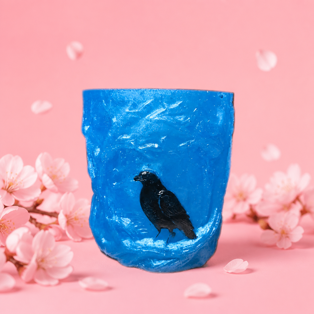 Raven Tumbler ~              3”H x 3”W ~ $18.00 Each